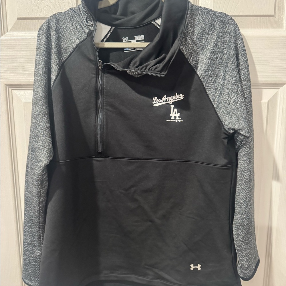 Under Armour Black and White Los Angeles Zip-Up Hoodie